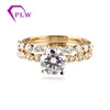 provence wholesale loose moissanite 8.0mm round 8 hearts & 8 arrows vvs1 diamonds ring set