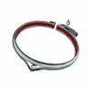 Easy pull rapid lock ring with galvanized hinge and handle
