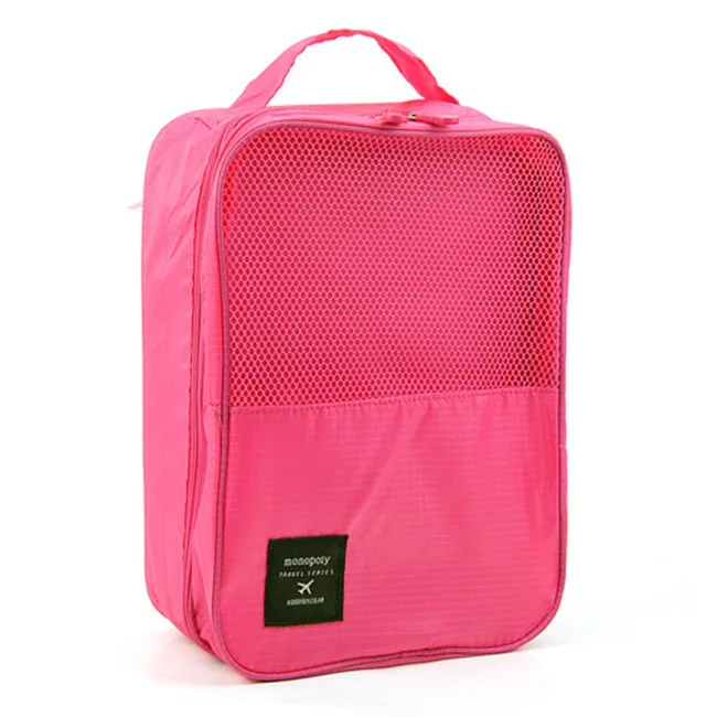Oempromo 210D polyester Travel bag 3 Tier Shoes bag for shoes