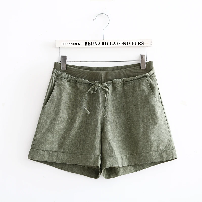 loose linen shorts