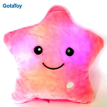 Custom Glow In The Dark Pillow Lucky Star Led Cushion Buy