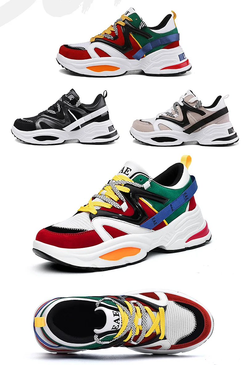 Topsion 2019 Men Custom Women Fashion dad platform heel chunky balanciaga shoes Sneakers zapatillas