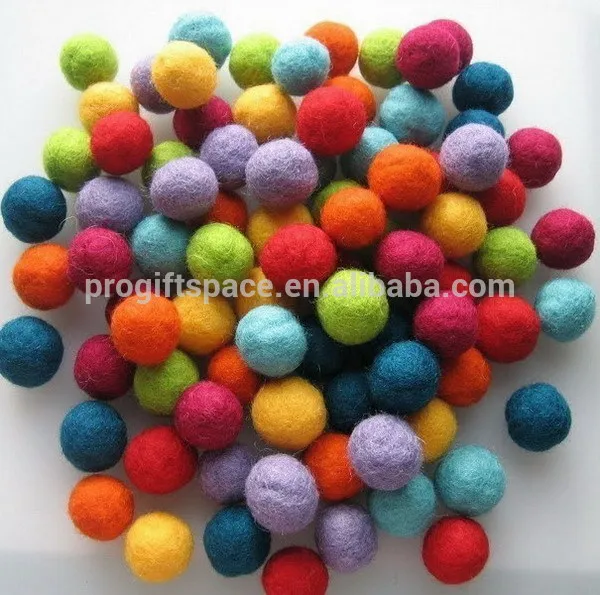 wool felt balls wholesale
