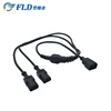 FLD U L Certification 1 To 2 C14 To C13 Power Extension Cable Cords
