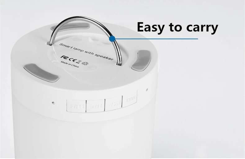 2019 audio player portable mini wireless speakers with Led Color Light - ANKUX.COM