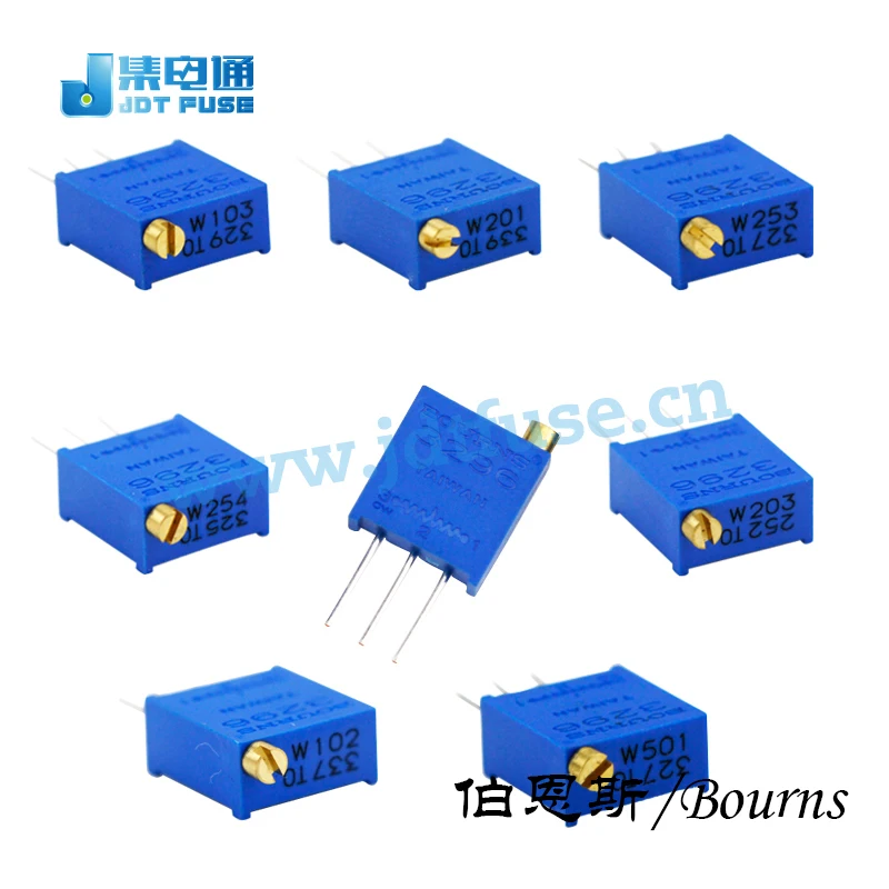 Bourns 3224w1103e 10k Ohms 0.25w 4 Mm Smd Trimpot Trimming