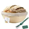 2019 Indonesia Rattan Banneton Oval Bread Display Cane Basket 9" bread proofing basket