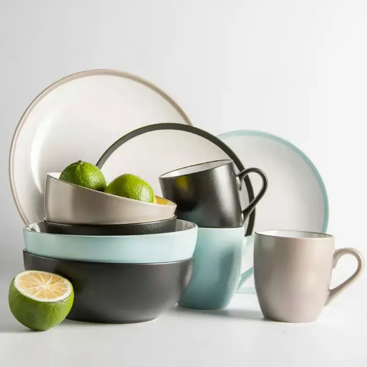 Custom Made Tableware Home Goods Western Cheap Crockery Porcelain