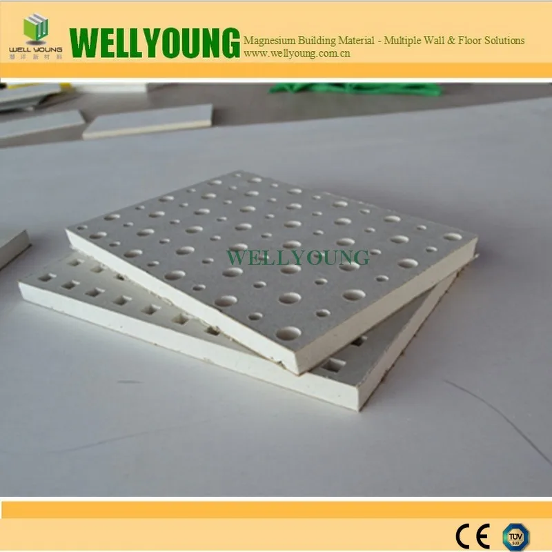 12mm Partition Drywall Plasterboard Perforated Acoustic Gypsum Board