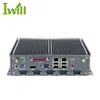 Small computer cabinet Intel Celeron J1900 quad-core dual lan embedded industrial box pc support wifi