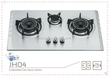 Three Burners Gas Stove Gas Stove Parts 3 Burner Gas Cooktop