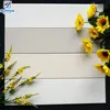 best Selling 4x16 glass polished shiny white front wall beveled ceramic subway tiles kitchen bathroom tiles