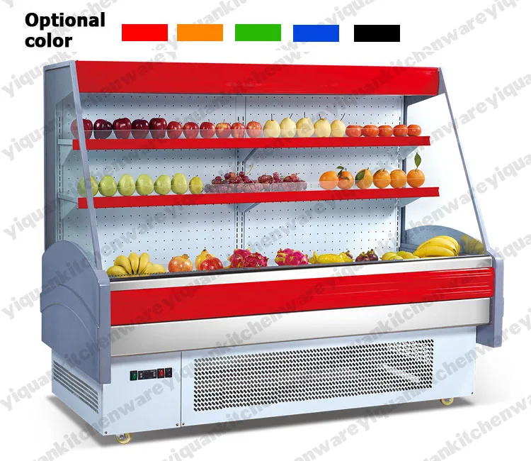 Factory Selling 2 To 8 Degree Fruit Display Refrigerator 