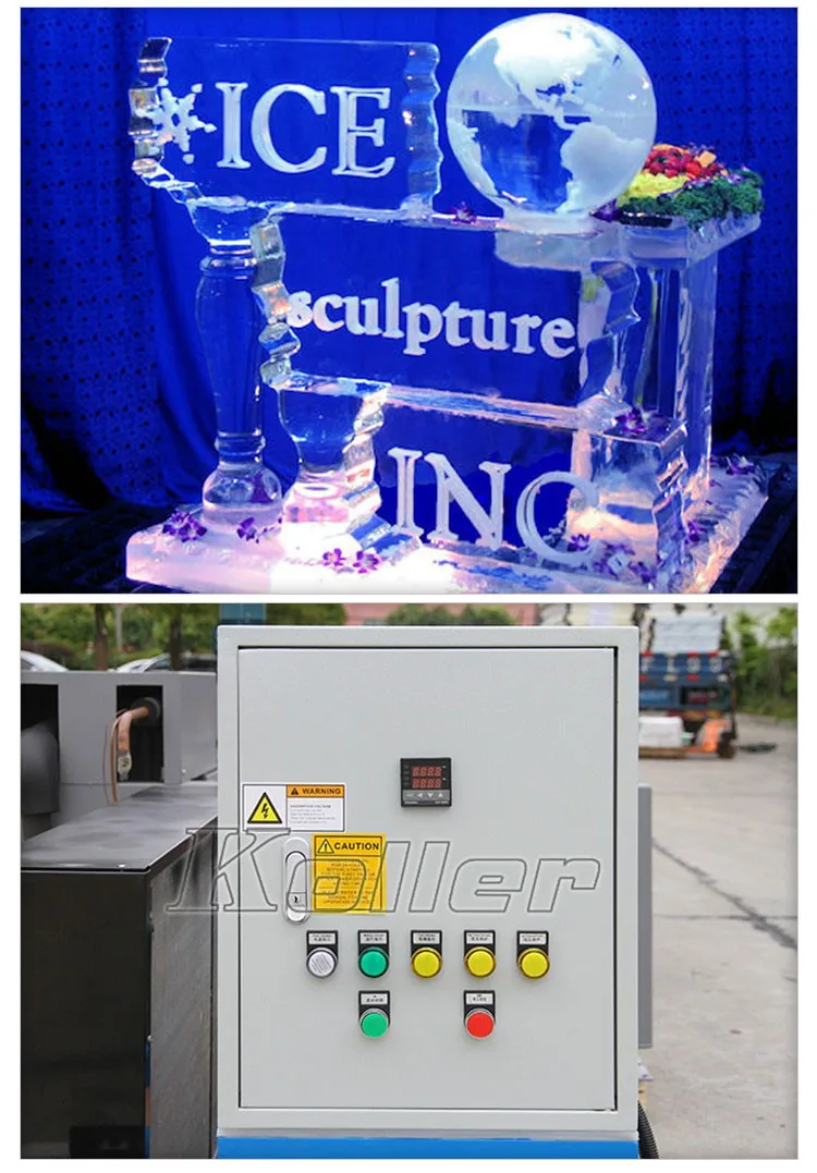 Top Selling Commercial Transparent Block Ice Machine New Design Clear