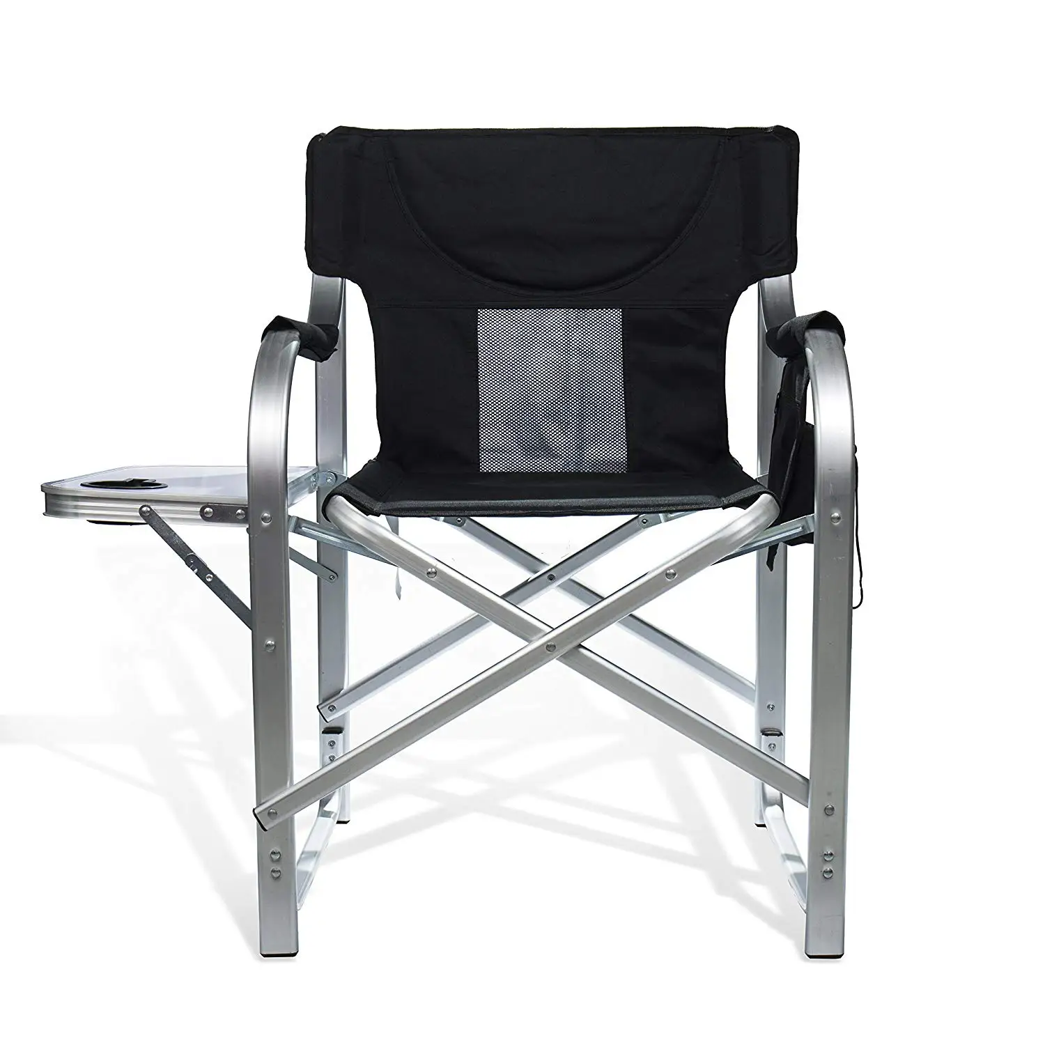 Full Back Heavy Duty Mesh Folding Rectangle Tube Director's Chair With