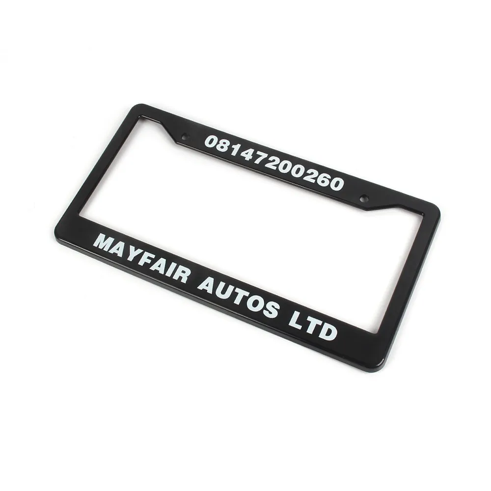 31x16 Cm Custom Design Plate Frame For Car Plastic License Plate Frame