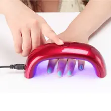 Mini Portable Nail Dryer 9W LED CCFL Curing Lamp Light Machine 100-240V for UV Gel Nail Art Polish Drying Manicure Tool