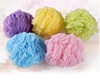 Promotional Multicolor Body rubbing Ball Baby Bath Sponges PE Mesh Bath Sponge