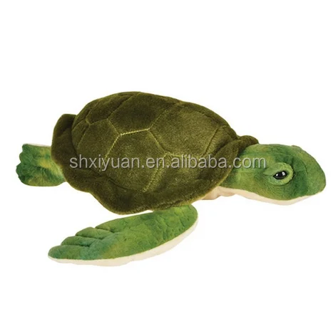 green stuffed turtle