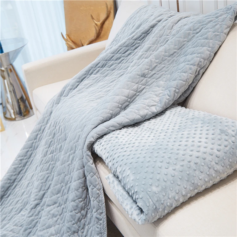 Weighted Gravity Blanket With Removable,Machinewashable Outer Cotton