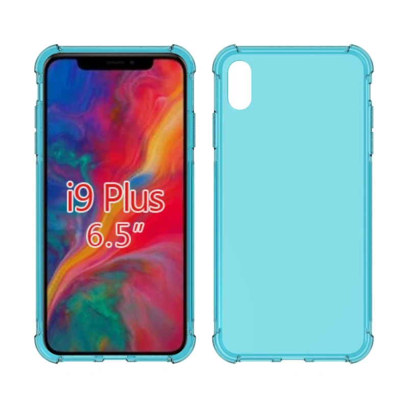 Transparent Shockproof soft Tpu cover case for iphone XS XS Max