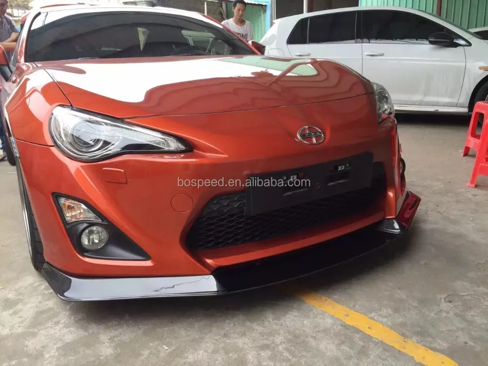 Frs Style Carbon Fiber Front Bumper Lip For Toyota Gt86 Ft86 Zn6 Brz