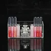 Rectangle custom transparent acrylic cosmetic storage box plastic makeup organizer box