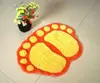 Microfibre polyester shaggy hand hooked foot mat