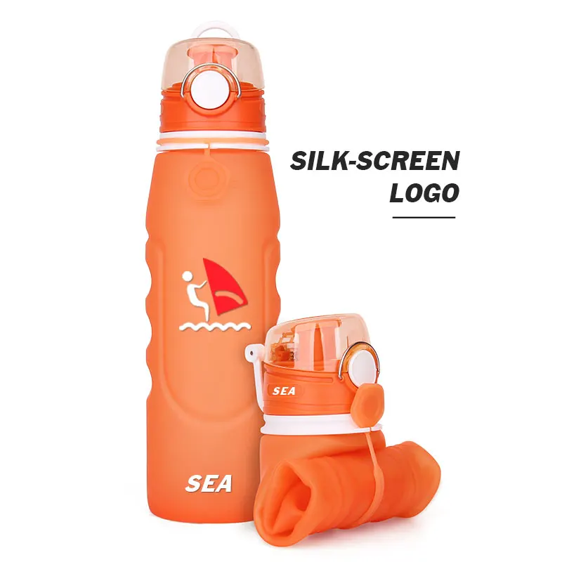 collapsible Silicone water bottles