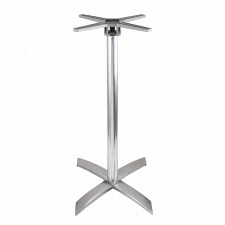 Metal Dining Table Legs Outdoor Furniture Adjustable Feet Folding