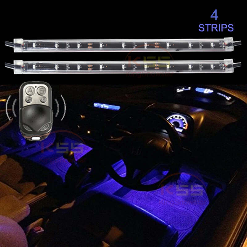 Flexible Interior Lamp Waterproof SMD 5050 Car Grill Light Strip with remote