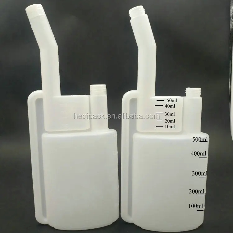 Long Neck 8oz Fuel Additive Twin Neck Dispenser Bottle 30ml Small Chamber Buy Dispenser Bottle
