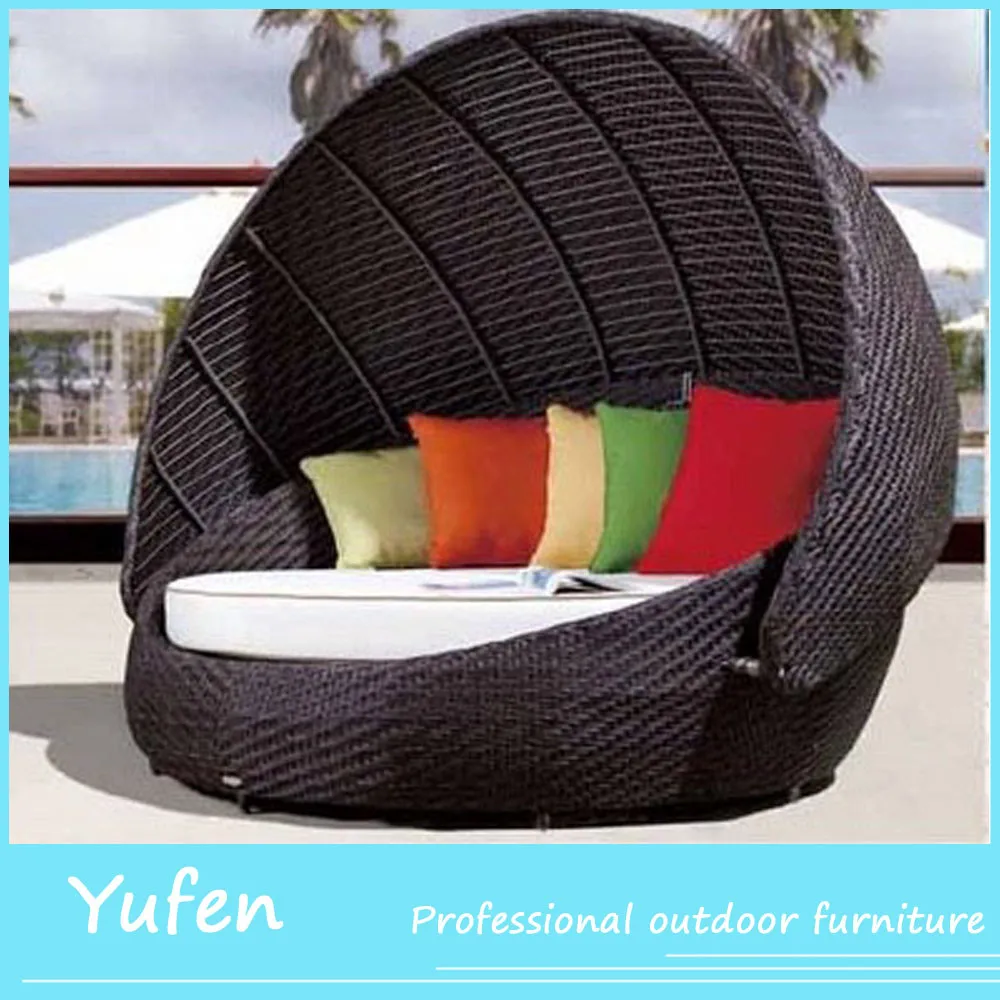 Alibaba Outdoor Furniture Rattan Daybed With Canopy Buy Rattan Daybed