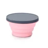 Outdoor travel folding silicone bowl portable tableware camping supplies equipment telescopic storage silicone bowl