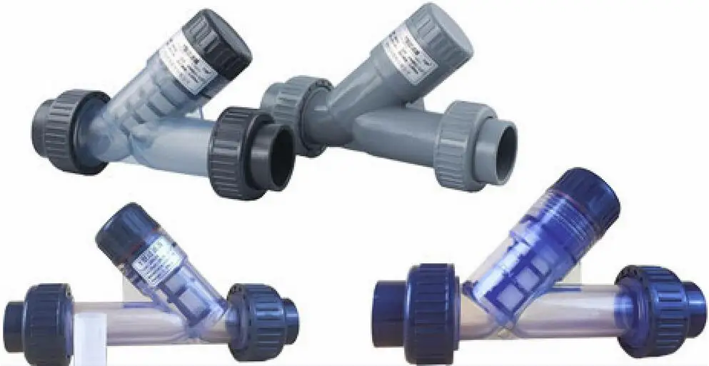 plastic upvc y strainer , y type . PVC , pvdf strainer, View Y type filter, Topsmachinery