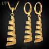 dubai bridal sets fashion 18k gold scroll necklace ethiopian jewelry