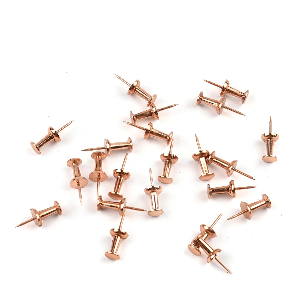 Retro Office Fabric Hanging Pins Decorations Rose Gold Push Pin Buy