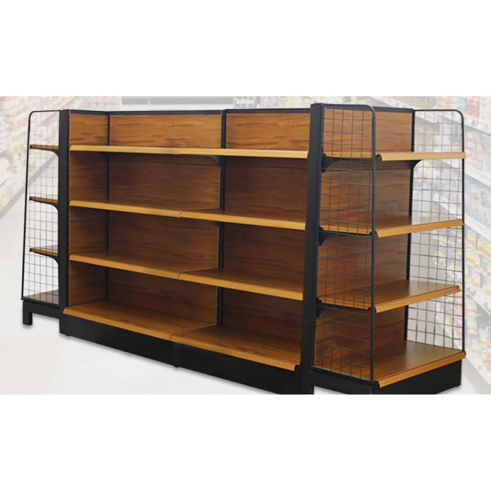 Highend Wood Gondola For Store Buy Wooden Shelving,Metal Shelving