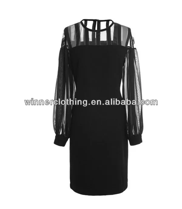 dress in black colour