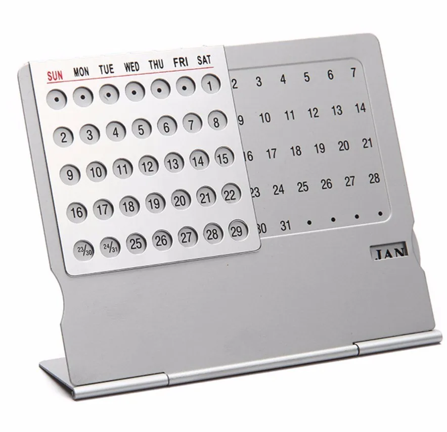 New Design Metal Table Calendar For Gifts Buy Desk Calendar