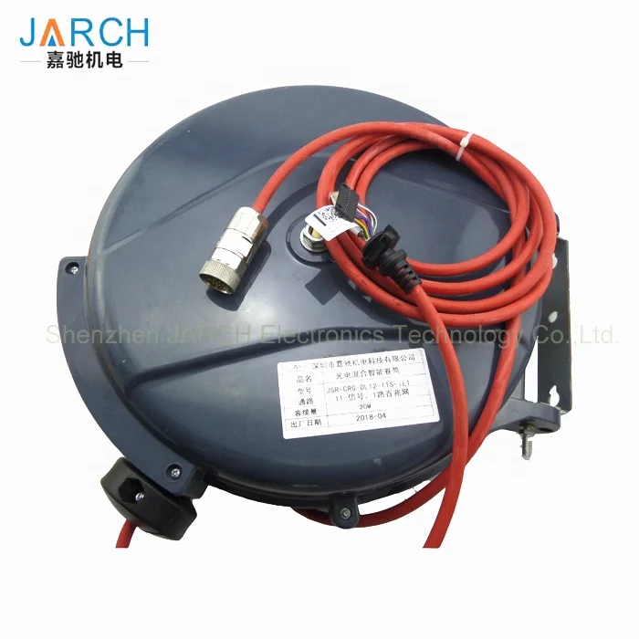 20-channel signal 1 Gigabit cable reel for robot control system