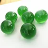Wholesale clear solid green glass marble ball