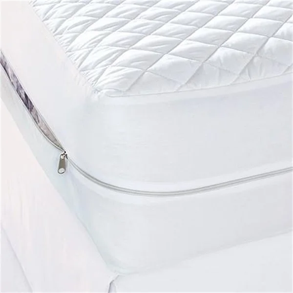 mattress cover with zipper for bed bugs