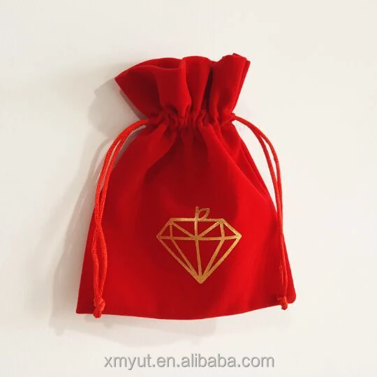 Custom Printed Velvet Pouch/velvet Bag Gift Drawstring Recyclable 81 Colors 81 Colors on Hand or Customize Acceptable Accept