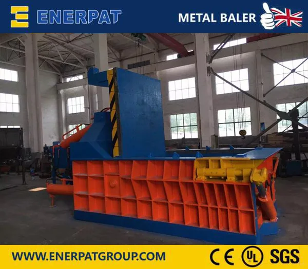 UK Enerpat scrap metal baler for steel drum, steel drum baling press machine