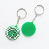 Custom 2d die cut shape cheap pvc keychain in bulk