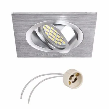 Gu10 Brushed Steel Tilt Twist Fitting Recessed Downlight Ceiling Spotlights Buy Recessed Downlight Led Ceiling Spotlights Ceiling Spotlights Product