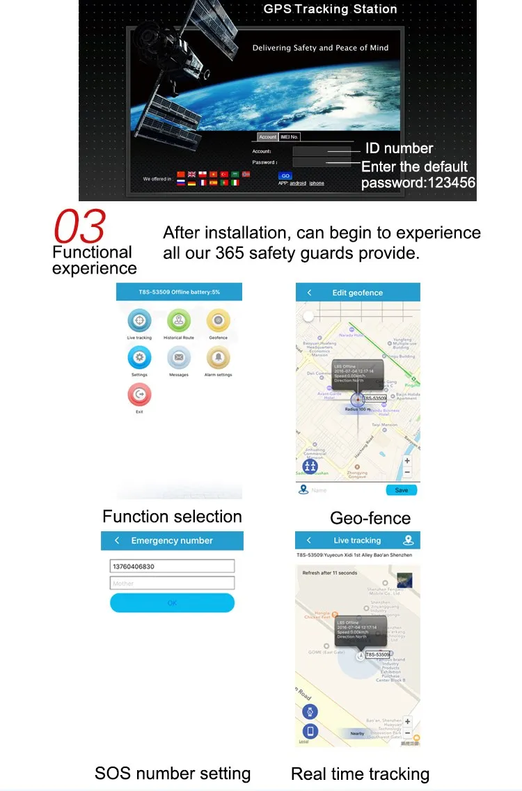Micro Gps Transmitter Tracker Best Gps Tracker With Android / Ios App