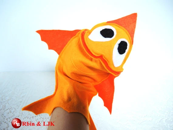 fish hand puppet