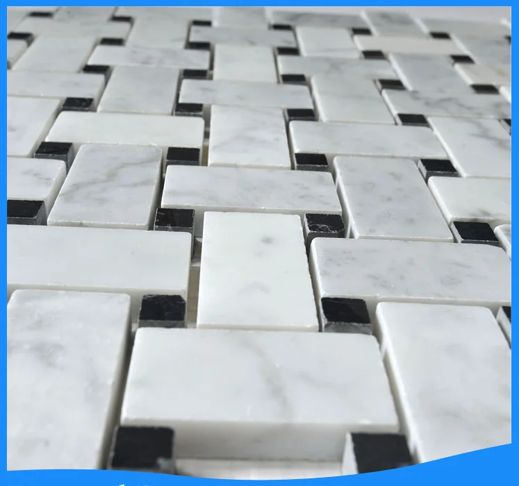 Love home Square White Wall Decoration Tile Marble Mosaic